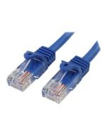 StarTech.com 1m Cat5e RJ45 UTP Netzwerkkabel Snagless - Cat 5e Patchkabel - Blau - Stecker / Stecker - Patch-Kabel - RJ-45 (M)