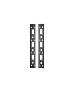 APC Easy Rack - Rack-Zubehörkanal (vertikal) - Schwarz - 24U (Packung mit 2)