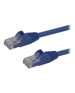 StarTech.com 2m CAT6 Ethernet Cable, 10 Gigabit Snagless RJ45 650MHz 100W PoE Patch Cord, CAT 6 10GbE UTP Network Cable w/Strain Relief, Blue, Wiring is UL Certified/TIA - Category 6 - 24AWG (N6PATC2MBL)