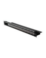 ROLINE Patch-Panel-Gehäuse - CAT 6e - UTP - Schwarz - 48.3 cm (19")