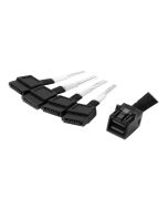 StarTech.com Internes Mini-SAS auf SATA Kabel - SFF-8643 zu 4x SATA - 1m - SATA- / SAS-Kabel - 4x Mini SAS HD (SFF-8643)