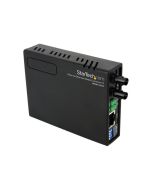 StarTech.com 10/100 Mbit/s Fast Ethernet Multimode ST LWL / Glasfaser Kupfer Medienkonverter