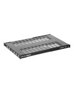 StarTech.com Server Rack Shelf - 1U - Adjustable Mount Depth - Heavy Duty - Rack - Regal - Schwarz - 1U - 48.3 cm (19")