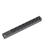 Bachmann Steckdosenleiste (Rack - einbaufähig) - Wechselstrom 250 V - Ausgangsanschlüsse: 8 - 1U - 48.3 cm (19")
