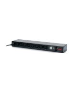 APC Switched Rack PDU AP7920B - Steckdosenleiste - Wechselstrom 200/208/230 V - 2300 VA - Ethernet - Eingabe, Eingang IEC 60320 C14 - Ausgangsanschlüsse: 8 (power IEC 60320 C13)