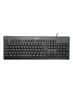 TERRA Keyboard 3500 Corded [FR] USB black/noir baugleich zum Cherry Stream Keyboard JK-8500FR-2, Volle Größe (100%), Kabelgebunden, USB, QWERTZ, Schwarz