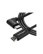 StarTech.com USB- C Kabel rechtsgewinkelt - St/St - 1m - USB 2.0 - USB Typ-C Kabel - 90 grad USB C - USB-C auf USB C - USB-C Ladekabel - USB-Kabel - 24 pin USB-C (M)
