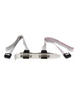 StarTech.com 2 Port Seriell DB9 Slotblech mit 10 Pin (IDC 10)