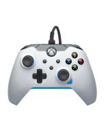 PDP Kabelgebundener Controller: Ion White Für Xbox Series X|S, Xbox One und Windows 10/11, Gamepad, PC, Xbox One, Xbox Series S, Xbox Series X, D-Pad, Menü-Taste, Schaltfläche Teilen, View button, Analog / Digital, Kabelgebunden, USB