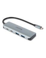 Dicota Hub - 10 Gbps, 4-in-1 USB C, Highspeed