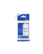 Brother TZe-FA4 - Gewebe - blau auf weiß - Rolle (1,8 cm x 3 m)