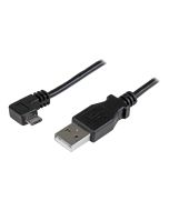 StarTech.com Micro USB Lade- und Sync-Kabel St/St - Rechts gewinkelt Micro-USB - 0,5m - USB-Kabel - Micro-USB Typ B (M)