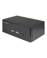StarTech.com 2-Port Dual Monitor HDMI KVM-Switch - 4K 60Hz UHD HDR - Desktop 4K HDMI 2.0 KVM-Switch mit 2-Port USB 3.0 Hub (5 Gbit/s)