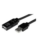 StarTech.com 15m USB 2.0 Repeater Kabel - Aktives USB Verlängerungskabel mit Signalverstärker - 1 x USB Stecker/ 1 x USB Buchse - USB-Verlängerungskabel - USB (W)