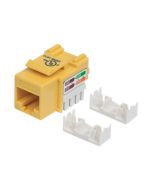 Intellinet Cat5e Modularbuchse, UTP, Keystone Jack, gelb, benötigt LSA-Auflegewerkzeug