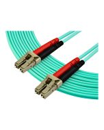 StarTech.com 7 m OM4 LC to LC Multimode Duplex Fiber Optic Patch Cable - Aqua - 50/125 - Fiber Optic Cable - 40/100Gb - LSZH (450FBLCLC7)
