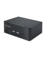 StarTech.com 2-Port Dual-Monitor DisplayPort KVM Switch, 8K 60Hz / 4K 144Hz, DP 1.4, 2x USB 10Gbps Ports, 4x USB HID Ports, Hotkey Switching, TAA Compliant