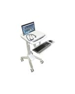 Ergotron SV41 - Wagen - Konstante Krafttechnologie - für Notebook / PC-Ausrüstung - verriegelbar - medizinisch - Aluminium, verzinker Stahl, hochwertiger Kunststoff - Grau, weiß, Polished Aluminum - Bildschirmgröße: bis zu 43,9 cm (bis zu 17,3")