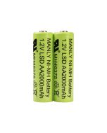 Socket Mobile Batterie 2 x AA-Typ - NiMH - (wiederaufladbar)