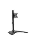Eaton Tripp Lite Series TV Desk Mount Monitor Stand Single-Display Swivel Tilt for 13" to 27" Displays - Aufstellung - Voll beweglich - für Monitor - Stahl - Schwarz - Bildschirmgröße: 33-68.6 cm (13"-27")