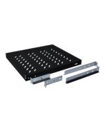 DIGITUS Fachboden mit variablen Befestigungsschienen zum Festeinbau in 483 mm (19")-Schränke