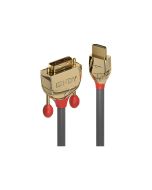 Lindy Gold - Adapterkabel - Single Link - DVI-D männlich zu HDMI männlich