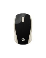HP 200 - Maus - rechts- und linkshändig - optisch - kabellos - 2.4 GHz - kabelloser Empfänger (USB)
