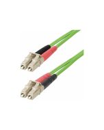 StarTech.com 5m (15ft) LC to LC (UPC) OM5 Multimode Fiber Optic Cable, 50/125µm Duplex LOMMF Zipcord, VCSEL, 40G/100G, Bend Insensitive, Low Insertion Loss, LSZH Fiber Patch Cord - Patch-Kabel - LC/UPC Multi-Modus (M)