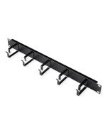 ROLINE Patch Panel - 40 x 60 mm - Jet Black, RAL 9005 - 1U - 48.3 cm (19")