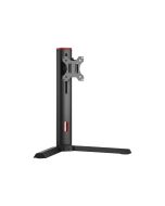 Techly DESK 100 - Aufstellung - für Monitor - Schwarz / Rot - Bildschirmgröße: 43.2-81.3 cm (17"-32")