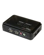 StarTech.com 2 Port USB KVM Switch Kit mit Audio