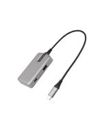 StarTech.com USB-C Multiport Adapter - USB-C auf 4K 60Hz HDMI 2.0, 100W PD Pass-through - 3-Port 10Gbit/s USB 3.1 Hub - Reiseadapter USB Typ-C Mini Docking Station - 25cm Kabel (DKT31CHPD3)