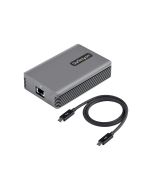 StarTech.com Thunderbolt 3 to Ethernet Adapter, 10GbE, Multi-Gigabit, Thunderbolt 3 to RJ45 Network Adapter, 10GBASE-T/5-2.5GBASE-T NIC, TB3/TB4 10G Network Adapter w/ TB3-Certified Cable, TB3 10GbE, Win/Mac (TB310G2)
