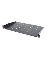 Intellinet 19" Cantilever Shelf, 1U, Shelf Depth 350mm, Vented, Max 25kg, Black, Three Year Warranty - Rack - Regal - Schwarz, RAL 9005 - 1U - 48.3 cm (19")