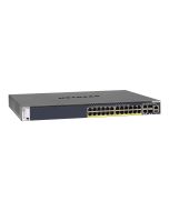 Netgear M4300-28G-PoE+ - Switch - L3 - managed - 2 x 10/100/1000/10000 + 2 x 10 Gigabit SFP+ + 24 x 10/100/1000 (PoE+)