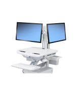 Ergotron SV Dual Monitor Kit - Aufstellung für 2 LCD-Displays (einstellbarer Arm)