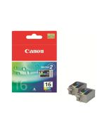 Canon BCI-16 - 2er-Pack - Gelb, Cyan, Magenta