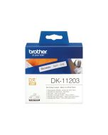 Brother DK-11203 - Schwarz auf Weiß - 17 x 87 mm 300 Etikett(en) (1 Rolle(n)