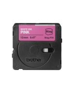 Brother BTAG-P35 - Weiß auf Pink - Rolle (1,2 cm x 4 m)