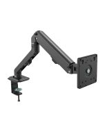 Vision VFM-DA/4 - Befestigungskit (VESA-Hülle, C-Klammer, Gelenkarm, VESA-Adapter) - Doppelgelenk - für LCD-Display / Notebook / Tablet - Aluminium, Stahl - mattschwarz - Bildschirmgröße: 25.4-68.6 cm (10"-27")