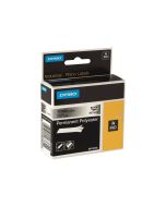 Dymo RhinoPRO Permanent Polyester - Polyester - permanenter Klebstoff - schwarz auf durchsichtig - Roll (1.9 cm x 5.5 m)