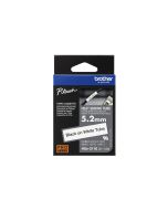 Brother HSe-211E - Schwarz auf Weiß - Rolle (0,52 cm x 1,5 m)