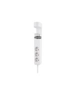 Neomounts Steckdosenleiste - USB-C + USB-A - Wechselstrom 230 V - 3680 Watt - Eingabe, Eingang Typ F - Ausgangsanschlüsse: 3 (2 x 24-poliger USB-C (PD)