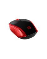 HP 200 - Maus - rechts- und linkshändig - optisch - kabellos - 2.4 GHz - kabelloser Empfänger (USB)