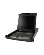 APC LCD Console - KVM-Konsole mit KVM-Switch - 16 Anschlüsse - PS/2 - 43.2 cm (17")