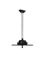 B-TECH BT893-FD, Zimmerdecke, 70 kg, Schwarz, Chrom, 45°, -10 - 20°, 203,4 cm