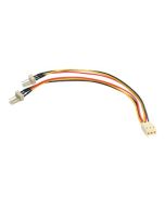 StarTech.com 15cm Molex 3pin Y-Kabel für Lüfter - 3 pol. Molex Adapterkabel - TX3 Splitter-Kabel - Netzsplitter für Lüfter - 3 PIN Internal Power (W)