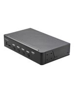 StarTech.com 4 Port HDMI KVM Switch - Einzelmonitor 4K 60Hz Ultra HD HDR - HDMI 2.0 KVM Switch mit 2 Port USB 3.0 Hub (5 Gbit/s)