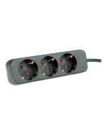 ROLINE Steckdosenleiste - Wechselstrom 250 V - 3600 Watt - Eingabe, Eingang CEE 7/4 - Ausgangsanschlüsse: 3 (3 x CEE 7/4)