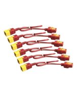 APC Stromkabel - IEC 60320 C19 Verriegelung bis IEC 60320 C20 Verriegelung - 16 A - 1.22 m - Rot (Packung mit 6)